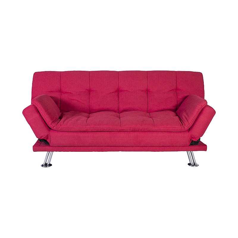 Dīvāns gulta ROXY 189x88xH91cm, pārklājuma materiāls: audums, krāsa: sarkana