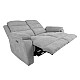 Dīvāns MIMI 2-vietīgs 153x93xH102cm, elektriskais dīvāns, gaiši pelēks