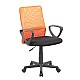 Darba krēsls BELINDA melns/oranžs