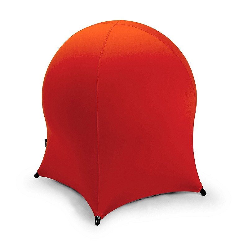 Krēsls - bumba  JELLYFISH 55x55xH63cm, pārklājums: poliesteris / spandekss, krāsa: sarkans