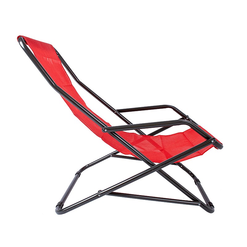Krēsls CRETEX 65x100xH80cm, sarkans